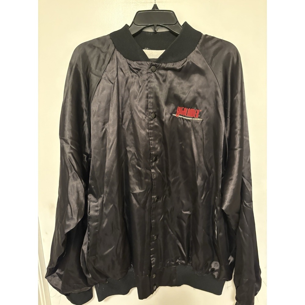 Vintage Highlander Movie Satin Bomber Jacket Size  XXL